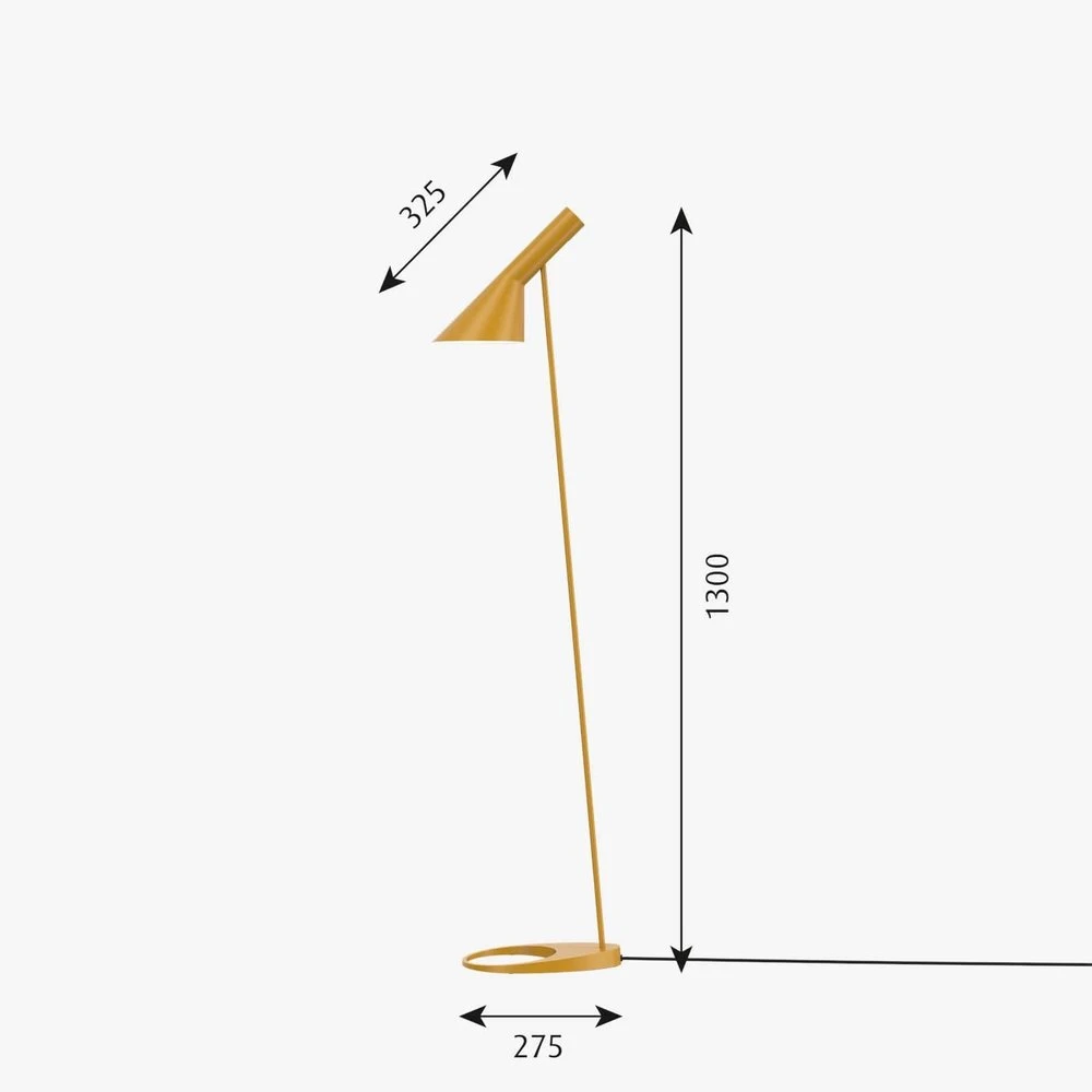 Louis Poulsen AJ Staande Lamp Okergeel - 5744169736 2 Louis Poulsen AJ Staande Lamp Okergeel - 5744169736 - Afbeelding 2
