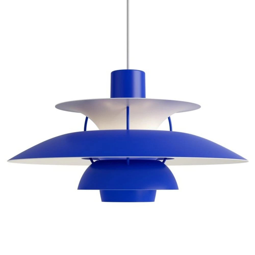 Louis Poulsen PH 5 Hanglamp Monochrome Blue - 5741104558 1 Louis Poulsen PH 5 Hanglamp Monochrome Blue - 5741104558