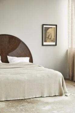 Nordal Alpha Bedsprei - Zand -Decoratieve Artikelen Winkel nordal alpha bedsprei zand 2