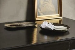 Nordal Danna Dienblad Rond - Antiek Messing -Decoratieve Artikelen Winkel nordal danna dienblad rond antiek messing 3