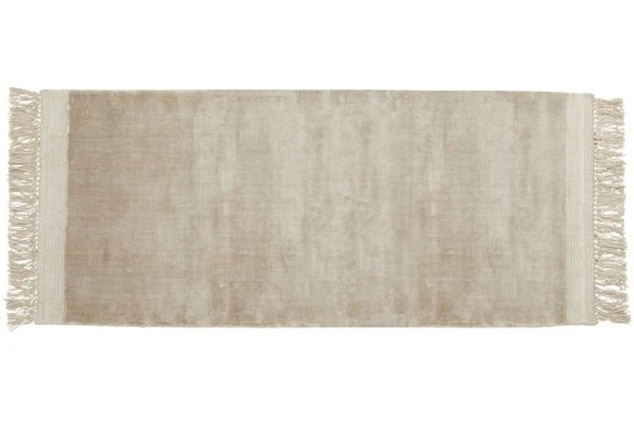 Nordal Filuca Vloerkleed - Beige 75x200cm 2 Nordal Filuca Vloerkleed - Beige 75x200cm - Afbeelding 2