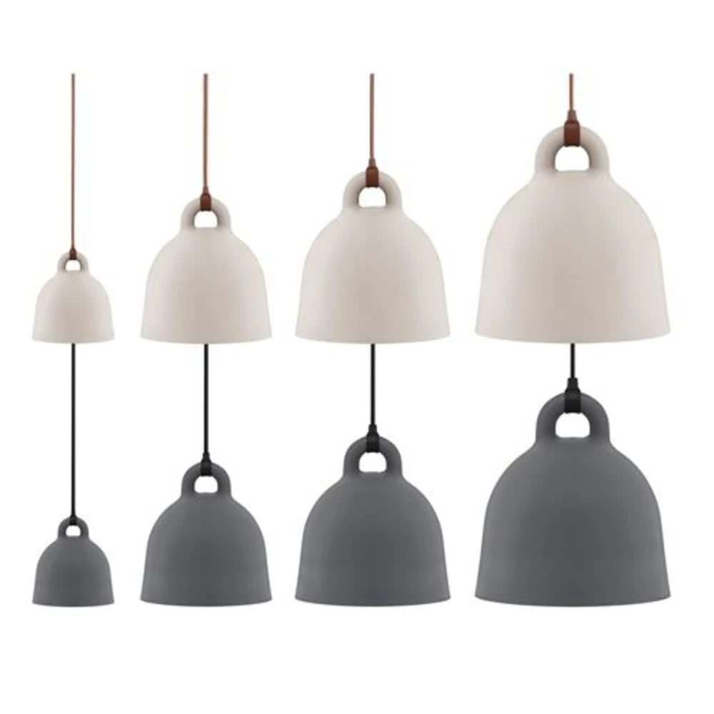 Normann Copenhagen Bell Medium Hanglamp Grijs 2 Normann Copenhagen Bell Medium Hanglamp Grijs - Afbeelding 2