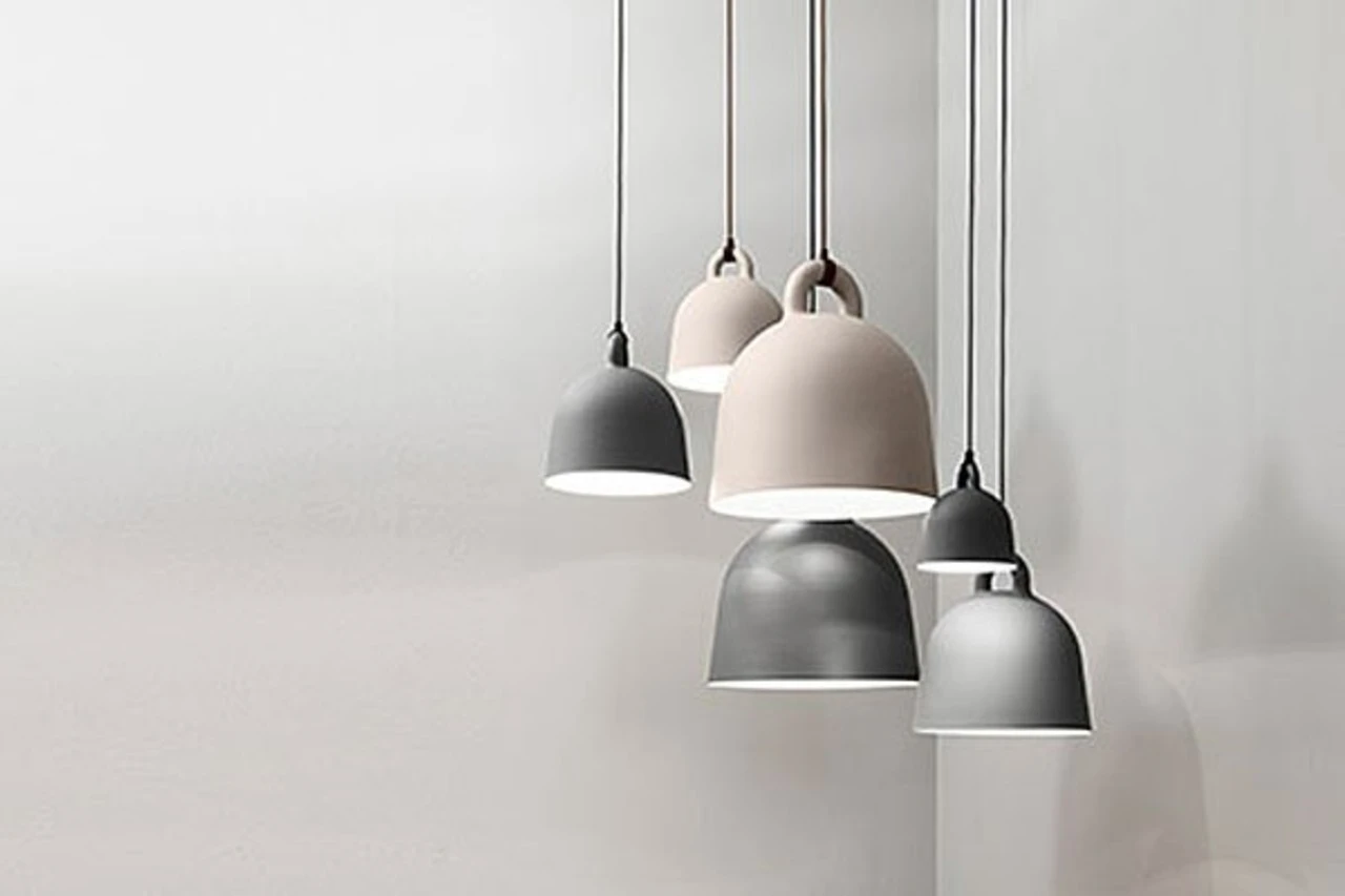 Normann Copenhagen Bell Medium Hanglamp Grijs 5 Normann Copenhagen Bell Medium Hanglamp Grijs - Afbeelding 5