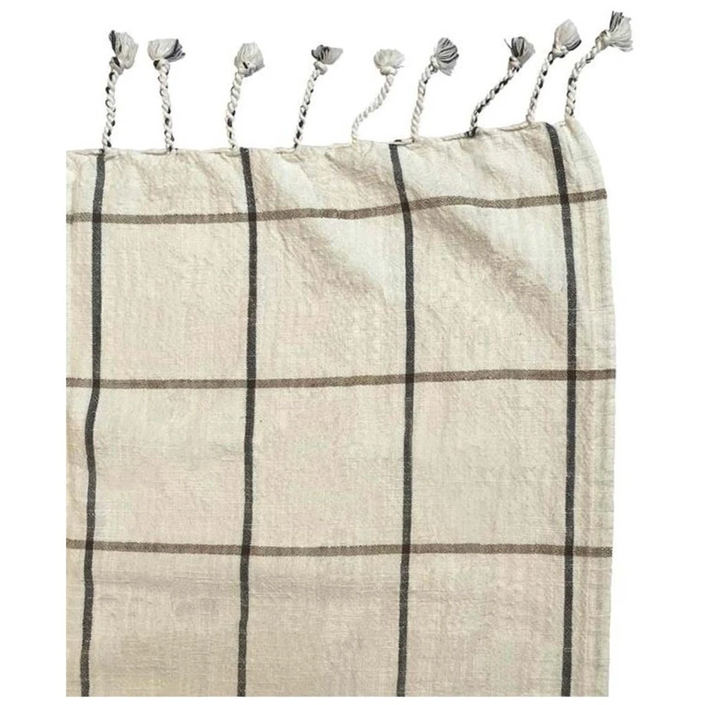 OYOY Gobi Bedsprei Grid - L10079 2 OYOY Gobi Bedsprei Grid - L10079 - Afbeelding 2