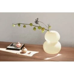 OYOY Lasi Vaas Geel - L300433 -Decoratieve Artikelen Winkel oyoy lasi vaas geel l300433 2