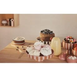 OYOY Toppu Schaal L Karamel/roze - L10156 -Decoratieve Artikelen Winkel oyoy toppu schaal l karamel roze l10156 3