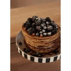 OYOY Toppu Schaal L Zwart/wit - L10157 -Decoratieve Artikelen Winkel oyoy toppu schaal l zwart wit l10157 2