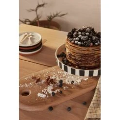 OYOY Toppu Schaal L Zwart/wit - L10157 -Decoratieve Artikelen Winkel oyoy toppu schaal l zwart wit l10157 3