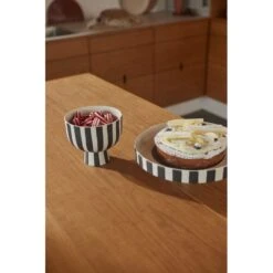 OYOY Toppu Schaal L Zwart/wit - L10157 -Decoratieve Artikelen Winkel oyoy toppu schaal l zwart wit l10157 5