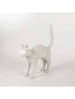 Seletti Jobby The Cat Lamp - Wit -Decoratieve Artikelen Winkel seletti jobby the cat lamp wit 6