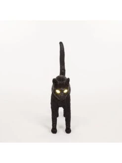 Seletti Jobby The Cat Lamp - Zwart -Decoratieve Artikelen Winkel seletti jobby the cat lamp zwart 6