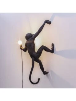 Seletti Monkey Lamp Hanging Right - Zwart -Decoratieve Artikelen Winkel seletti monkey lamp hanging right zwart 7