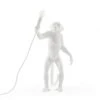Seletti Monkey Lamp Standing - Wit